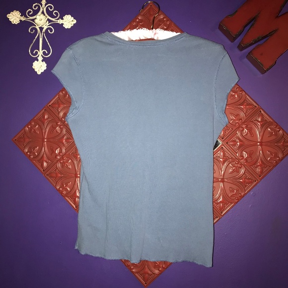 💗💗 Tommy Hilfiger Blue T-Shirt 💗💗 - Picture 4 of 4